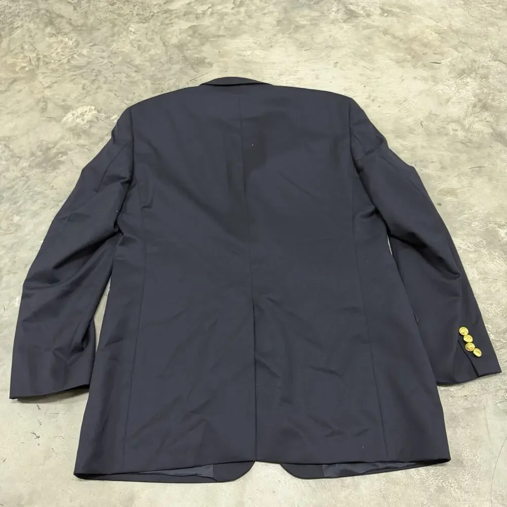 Brooks Brothers Madison Fit Navy Blazer Wool 43L